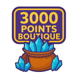 3.000 points boutique